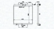 Kühler, Motorkühlung MAGNETI MARELLI 350213194100