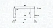 Kühler, Motorkühlung MAGNETI MARELLI 350213194500