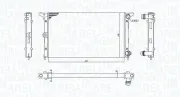 Kühler, Motorkühlung MAGNETI MARELLI 350213194900