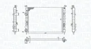 Kühler, Motorkühlung MAGNETI MARELLI 350213196300