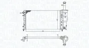 Kühler, Motorkühlung MAGNETI MARELLI 350213196000