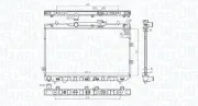 Kühler, Motorkühlung MAGNETI MARELLI 350213197100
