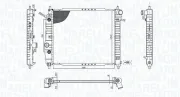 Kühler, Motorkühlung MAGNETI MARELLI 350213197300