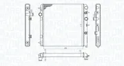 Kühler, Motorkühlung MAGNETI MARELLI 350213198700