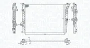 Kühler, Motorkühlung MAGNETI MARELLI 350213199300