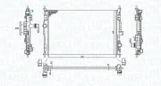 Kühler, Motorkühlung MAGNETI MARELLI 350213199600