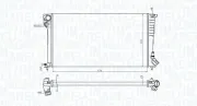 Kühler, Motorkühlung MAGNETI MARELLI 350213199700
