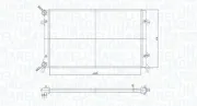 Kühler, Motorkühlung MAGNETI MARELLI 350213853000