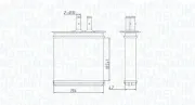 Wärmetauscher, Innenraumheizung MAGNETI MARELLI 350218493000