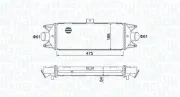 Ladeluftkühler MAGNETI MARELLI 351319204010