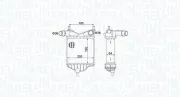 Ladeluftkühler MAGNETI MARELLI 351319204080