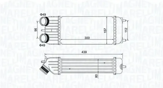 Ladeluftkühler MAGNETI MARELLI 351319204250 Bild Ladeluftkühler MAGNETI MARELLI 351319204250