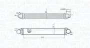 Ladeluftkühler MAGNETI MARELLI 351319204290