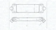 Ladeluftkühler MAGNETI MARELLI 351319204320