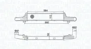 Ladeluftkühler MAGNETI MARELLI 351319204330