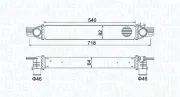 Ladeluftkühler MAGNETI MARELLI 351319204360