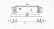 Ladeluftkühler MAGNETI MARELLI 351319204380