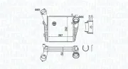 Ladeluftkühler MAGNETI MARELLI 351319204400