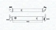 Ladeluftkühler MAGNETI MARELLI 351319204410