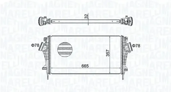 Ladeluftkühler MAGNETI MARELLI 351319204440 Bild Ladeluftkühler MAGNETI MARELLI 351319204440