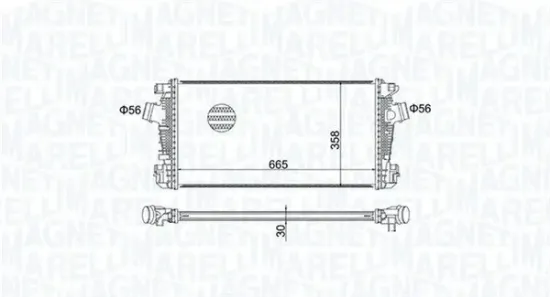 Ladeluftkühler MAGNETI MARELLI 351319204570 Bild Ladeluftkühler MAGNETI MARELLI 351319204570