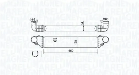 Ladeluftkühler MAGNETI MARELLI 351319204640 Bild Ladeluftkühler MAGNETI MARELLI 351319204640