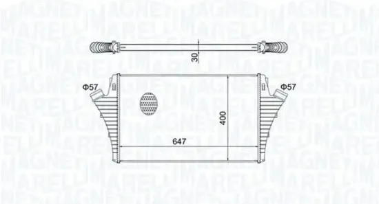 Ladeluftkühler MAGNETI MARELLI 351319204650 Bild Ladeluftkühler MAGNETI MARELLI 351319204650