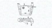 Ladeluftkühler MAGNETI MARELLI 351319204750