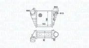 Ladeluftkühler MAGNETI MARELLI 351319204830