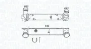 Ladeluftkühler MAGNETI MARELLI 351319204880