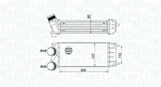 Ladeluftkühler MAGNETI MARELLI 351319204920 Bild Ladeluftkühler MAGNETI MARELLI 351319204920