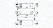 Ladeluftkühler MAGNETI MARELLI 351319204930