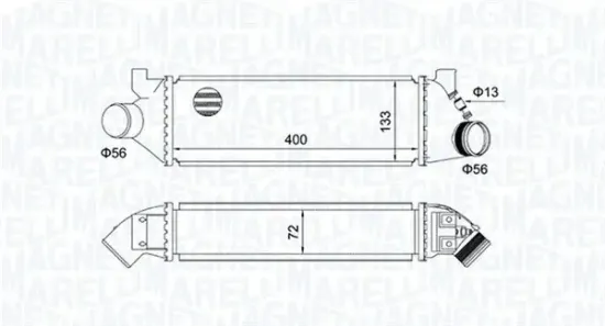 Ladeluftkühler MAGNETI MARELLI 351319204950 Bild Ladeluftkühler MAGNETI MARELLI 351319204950