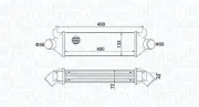 Ladeluftkühler MAGNETI MARELLI 351319204960