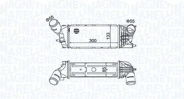 Ladeluftkühler MAGNETI MARELLI 351319205120