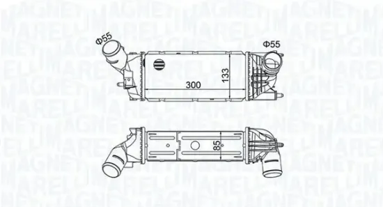 Ladeluftkühler MAGNETI MARELLI 351319205120 Bild Ladeluftkühler MAGNETI MARELLI 351319205120