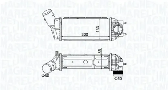 Ladeluftkühler MAGNETI MARELLI 351319205130 Bild Ladeluftkühler MAGNETI MARELLI 351319205130