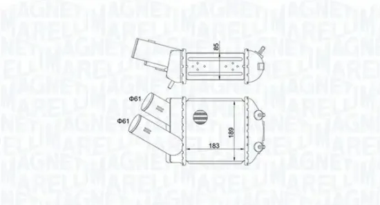 Ladeluftkühler MAGNETI MARELLI 351319205150 Bild Ladeluftkühler MAGNETI MARELLI 351319205150