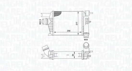 Ladeluftkühler MAGNETI MARELLI 351319205160 Bild Ladeluftkühler MAGNETI MARELLI 351319205160