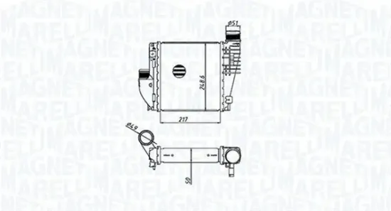 Ladeluftkühler MAGNETI MARELLI 351319205330 Bild Ladeluftkühler MAGNETI MARELLI 351319205330