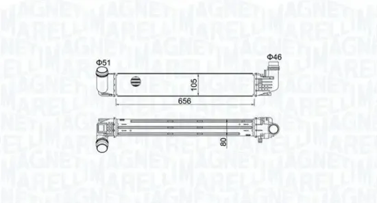 Ladeluftkühler MAGNETI MARELLI 351319205360 Bild Ladeluftkühler MAGNETI MARELLI 351319205360