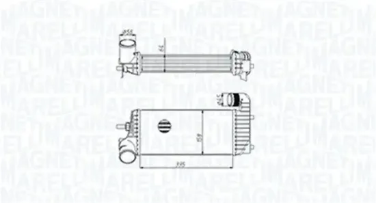 Ladeluftkühler MAGNETI MARELLI 351319205440 Bild Ladeluftkühler MAGNETI MARELLI 351319205440