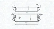 Ladeluftkühler MAGNETI MARELLI 351319205500