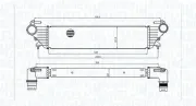 Ladeluftkühler MAGNETI MARELLI 351319205530