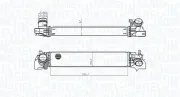 Ladeluftkühler MAGNETI MARELLI 351319205540