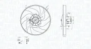 Lüfter, Motorkühlung 12 V MAGNETI MARELLI 069422756010