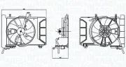 Lüfter, Motorkühlung 12 V MAGNETI MARELLI 069422769010