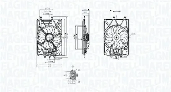 Lüfter, Motorkühlung 12 V MAGNETI MARELLI 069422781010 Bild Lüfter, Motorkühlung 12 V MAGNETI MARELLI 069422781010