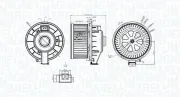Innenraumgebläse 12 V MAGNETI MARELLI 069412253010