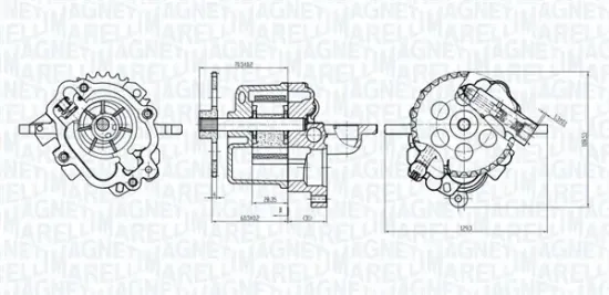 Ölpumpe MAGNETI MARELLI 351516000002 Bild Ölpumpe MAGNETI MARELLI 351516000002